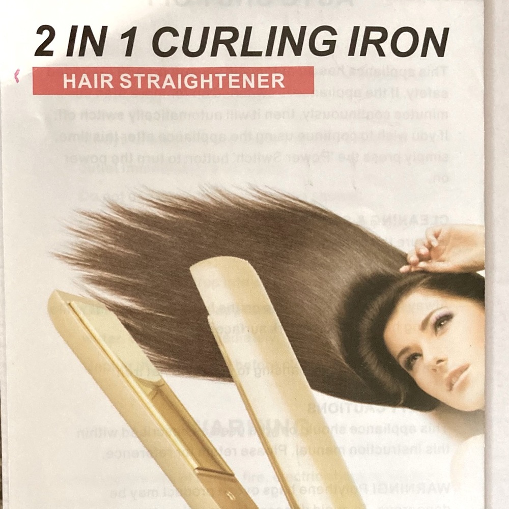 2 IN 1 CURLING IRON